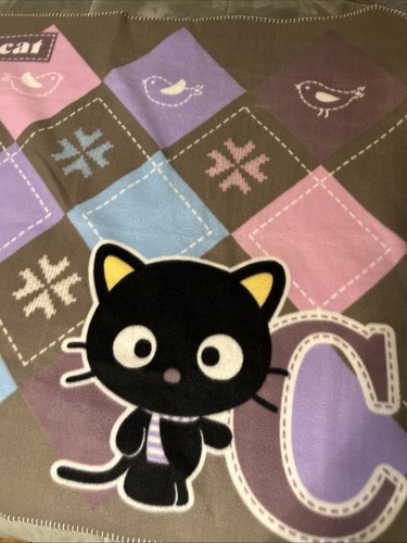 2006 rare chococat blanket - chococat,